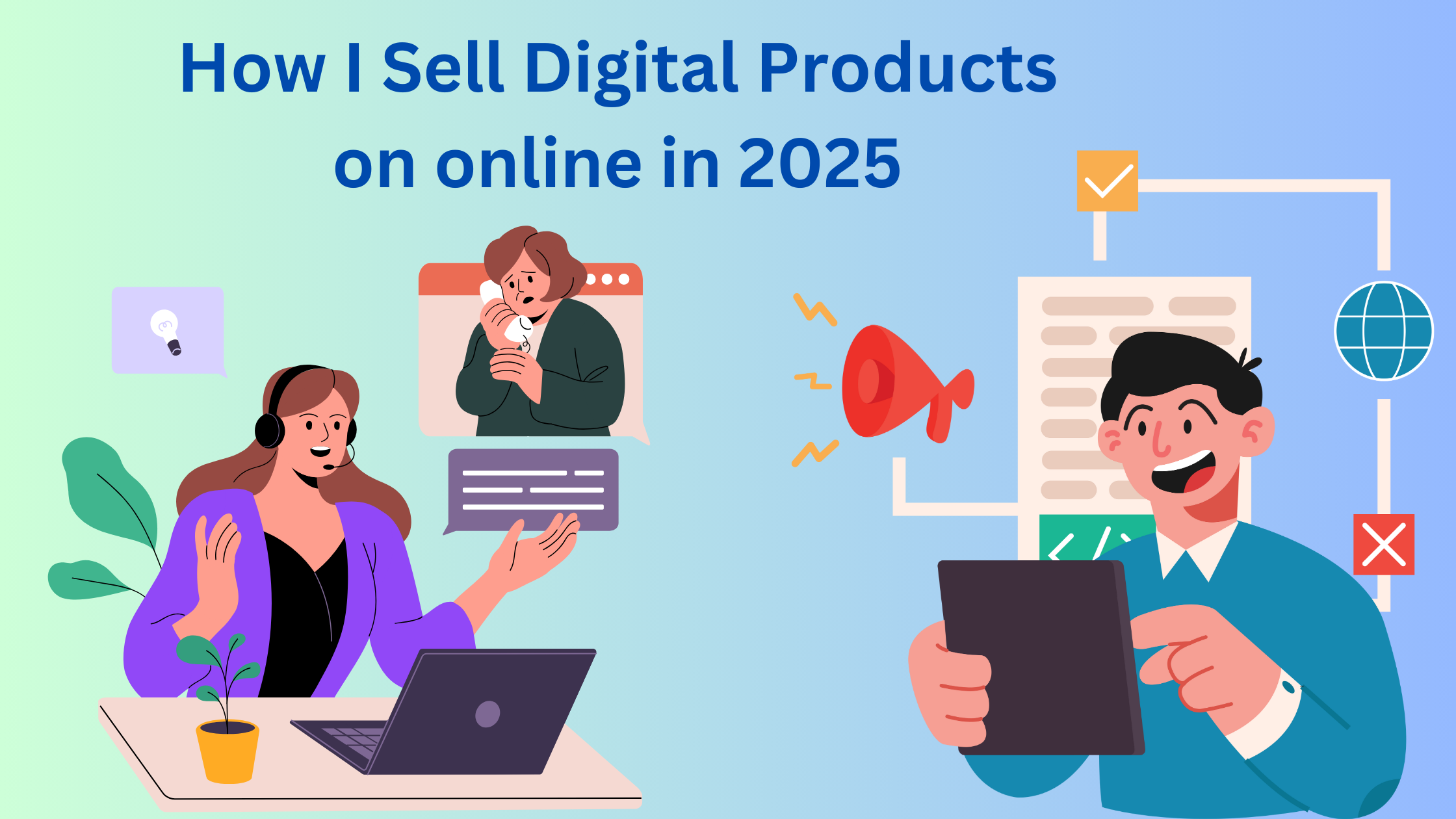 How I Sell Digital Products on online in 2025